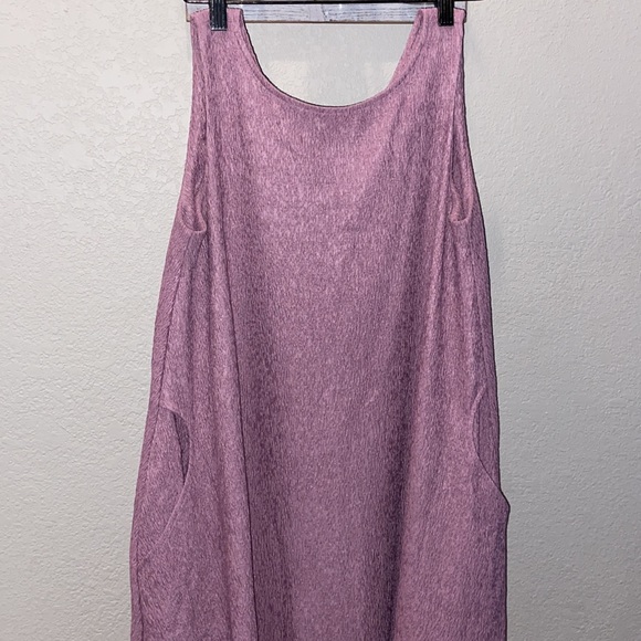 Ludmila Labkova Lilac Women’s Tank Top Tent Dress With Pockets S - Picture 2 of 8